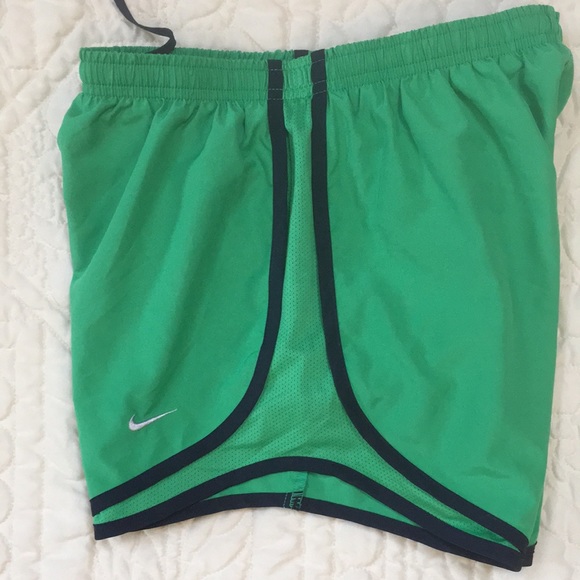 Nike Shorts Nike Drifit Green Running Shorts Size Xs Poshmark